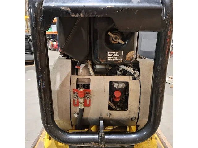 Trilplaat diesel, wacker, dpu 5045h, geel, 2005 - afbeelding 9 van  17