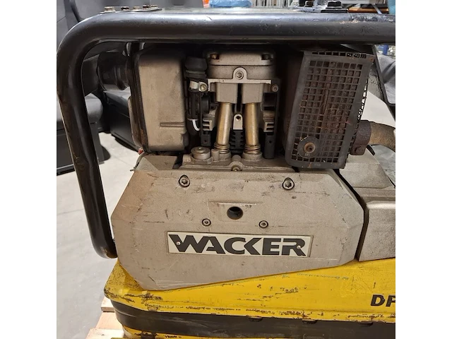 Trilplaat diesel, wacker, dpu 5045h, geel, 2005 - afbeelding 14 van  17
