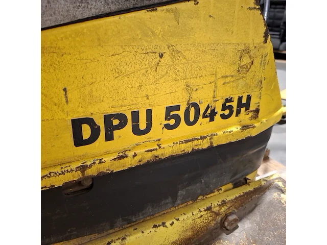 Trilplaat diesel, wacker, dpu 5045h, geel, 2005 - afbeelding 15 van  17