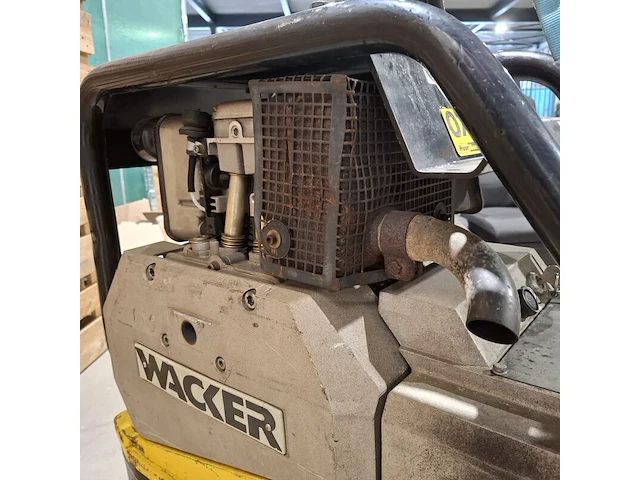 Trilplaat diesel, wacker, dpu 5045h, geel, 2005 - afbeelding 17 van  17