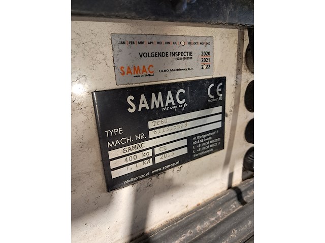 Trilplaat, samac, tr60, 2013 - afbeelding 13 van  14
