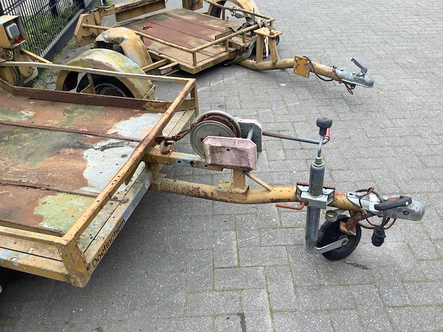 Trilplaataanhanger aanhangwagen - afbeelding 3 van  5