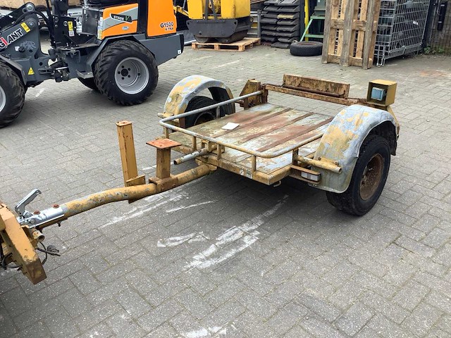 Trilplaataanhanger aanhangwagen - afbeelding 1 van  3