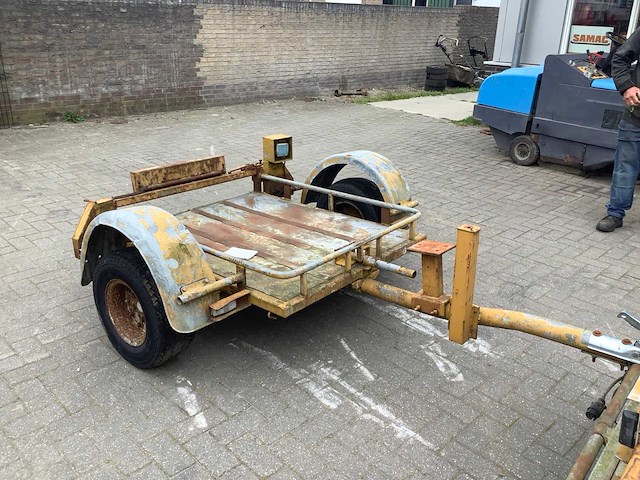 Trilplaataanhanger aanhangwagen - afbeelding 3 van  4