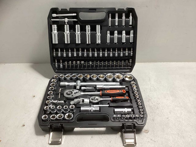 Trimann 1/4''& 1/2'' 108 delige gereedschapskoffer - afbeelding 1 van  5