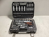 Trimann 1/4''& 1/2'' 108 delige gereedschapskoffer - afbeelding 1 van  5