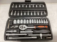 Trimann 1/4'' dopsleutelset in koffer 46 delig - afbeelding 1 van  3