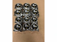 Trimann 5mtr/8mtr rolmeetband (12x)