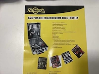 Trimann gereedschapskoffer - 625-delig - aluminium trolley - afbeelding 4 van  11