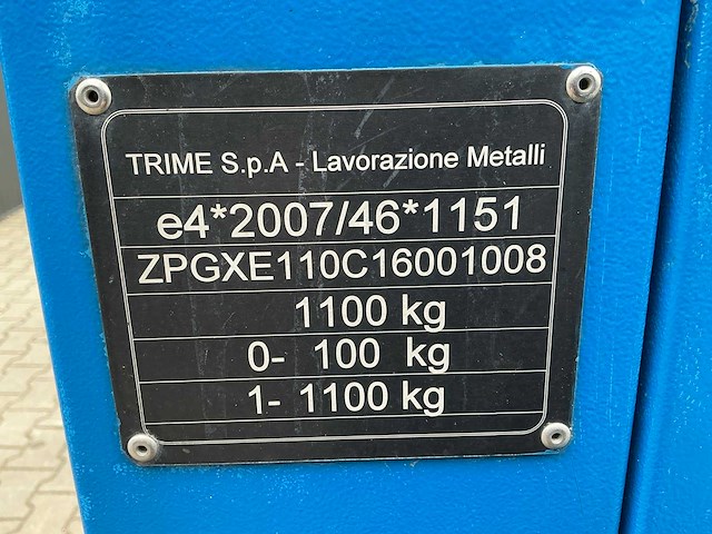 Trime x-ecok2 mobiele lichtmast op aanhangwagen - afbeelding 5 van  6