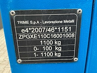 Trime x-ecok2 mobiele lichtmast op aanhangwagen - afbeelding 5 van  6