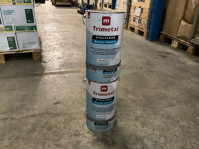 Trimetal tweecomponenten epoxy hydro stelfloor-verf (2x) - afbeelding 2 van  5