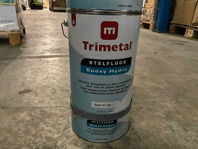 Trimetal tweecomponenten epoxy hydro stelfloor-verf (2x) - afbeelding 3 van  5