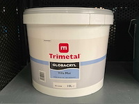 Trimetal villa mat 10ltr globacryl buitenmuurverf - afbeelding 1 van  1