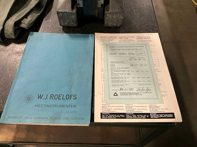 Trimos tvd800a verticale hoogtemeter - afbeelding 10 van  11