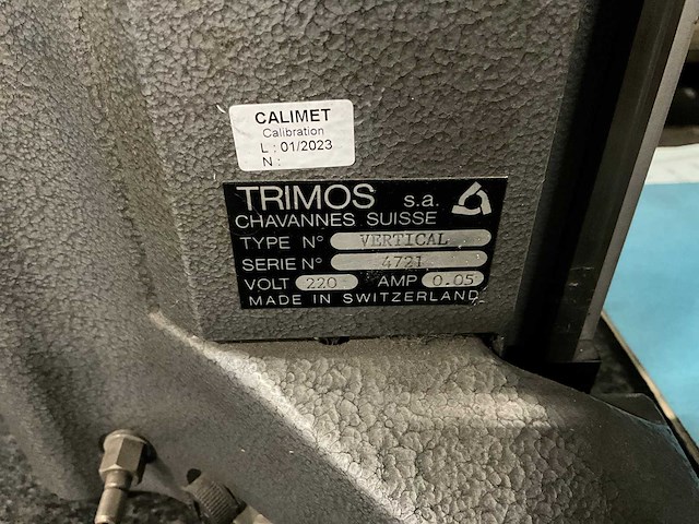 Trimos tvd800a verticale hoogtemeter - afbeelding 10 van  11