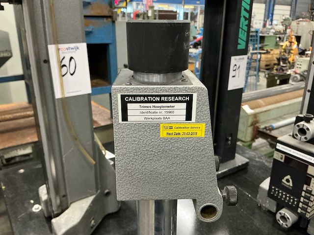 Trimos tvm 300 hoogtemeter - afbeelding 8 van  8