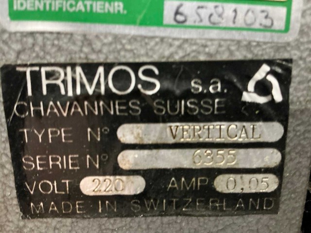 Trimos vertical hoogte meter - afbeelding 3 van  11