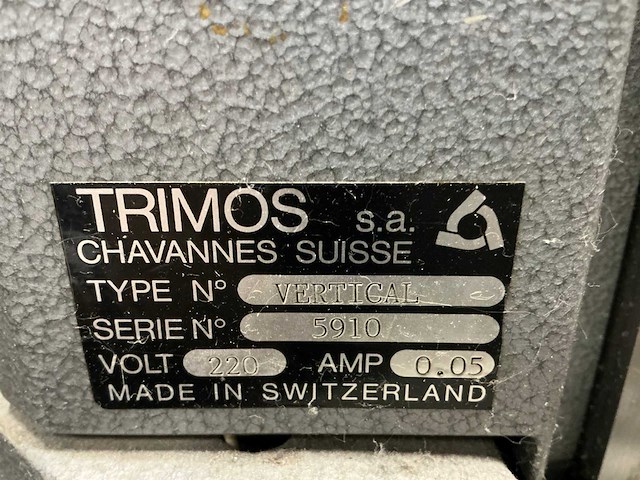 Trimos vertical hoogtemeter - afbeelding 3 van  11