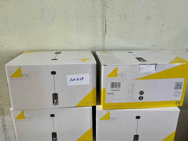 Trio hanglampen partij - afbeelding 2 van  2