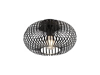 Trio leuchten johann plafondlamp 30cm 60w zwart - afbeelding 1 van  6