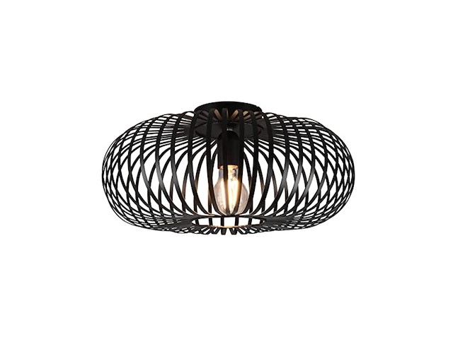 Trio leuchten johann plafondlamp 30cm 60w zwart - afbeelding 2 van  6