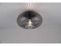 Trio leuchten johann plafondlamp 30cm 60w zwart - afbeelding 4 van  6