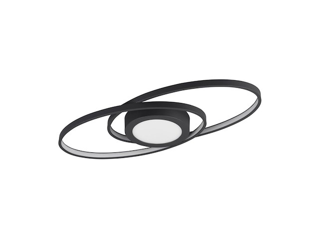 Trio plafondlamp galaxy 3000 lumen 57x23x4 cm staal antraciet - afbeelding 1 van  2