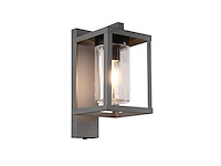 Trio wandlamp lunga 1xe27 max.400 w glas helder transparant ip44 - afbeelding 1 van  2