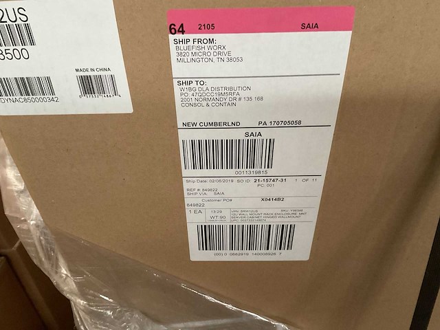 Tripp-lite smartrack enclosure smartrack (4x) - afbeelding 9 van  9