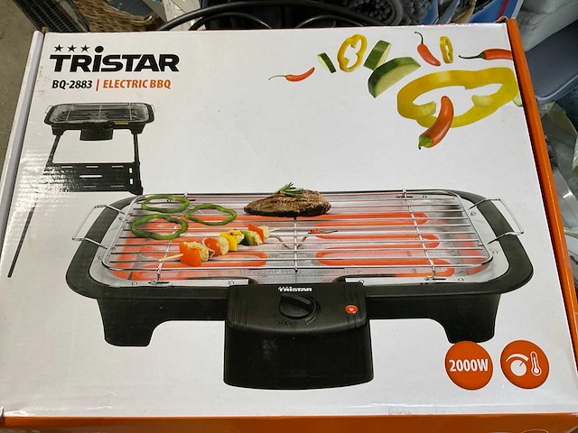 Tristar bq-2883 bbq electrisch (5x) - afbeelding 1 van  3