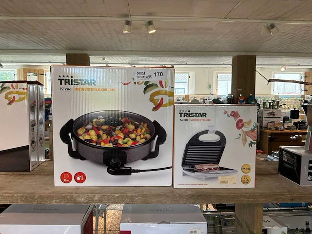 Tristar grill pan & tostiapparaat - afbeelding 2 van  5