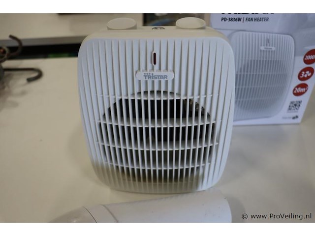 Tristar ventilatorkachel pd-3836w & föhn - afbeelding 2 van  5