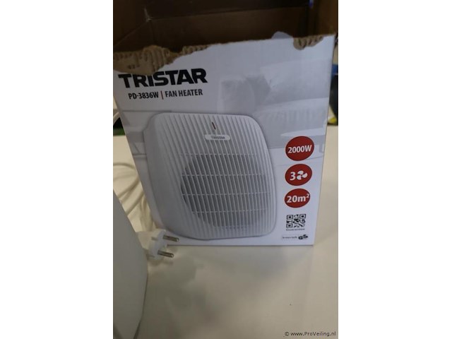 Tristar ventilatorkachel pd-3836w & föhn - afbeelding 3 van  5
