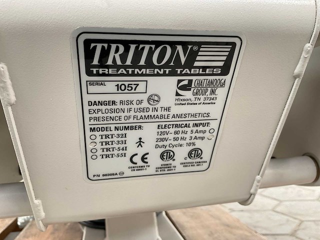 Triton trt-33i examination table - afbeelding 8 van  8