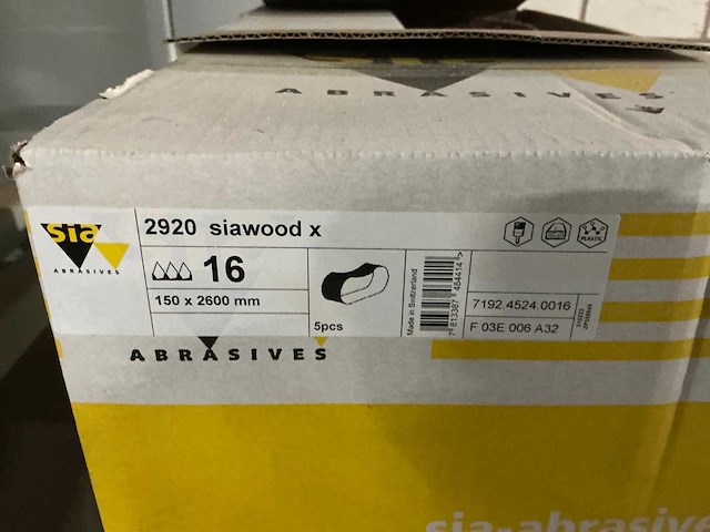 Trivec cross cutter trv 400cc bandschuurmachine - afbeelding 9 van  9