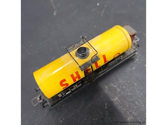 Trix express h0 2078 shell ketelwagen met remmershuis - afbeelding 3 van  5