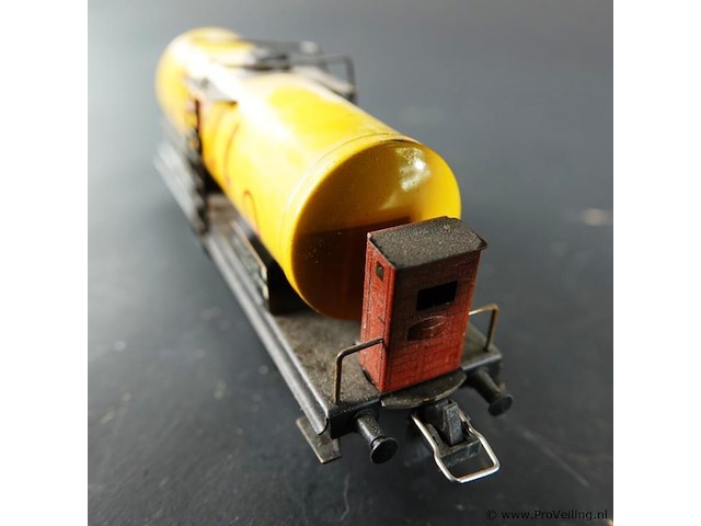 Trix express h0 2078 shell ketelwagen met remmershuis - afbeelding 4 van  5