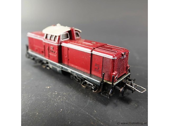 Trix express h0 diesellocomotief (type v 100 1009) van de deutsche bundesbahn (db) - afbeelding 4 van  5