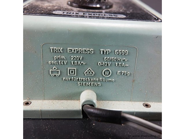 Trix express transformator typ 5599 - afbeelding 3 van  4
