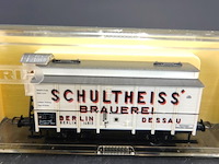 Trix goederen-/koelwagen met het opschrift "schultheiss brauerei" van de voormalige spoorwegmaatschappij k.p.e.v. (königlich preußische eisenbahn-verwaltung) - afbeelding 2 van  3