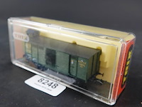 Trix goederenwagen (type gm) met remmershuis van de königlich bayerische staatsbahn (k.bay.sts.b.) - afbeelding 1 van  3