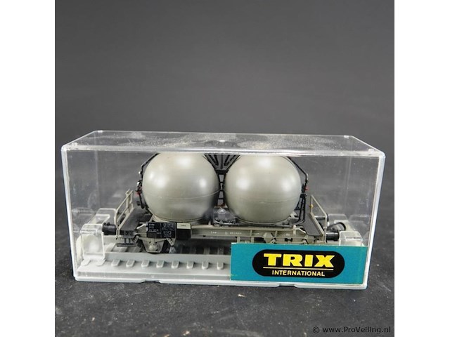 Trix kogelcilinderwagen (bollenwagen) van het merk trix international in schaal h0 (1:87) - afbeelding 2 van  5