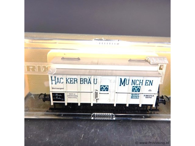 Trix trix bierkoelwagon van 'hackerbräu münchen' van de königlich bayerische staats-bahn (k.bay.sts.b.) - afbeelding 2 van  3