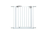 Trixie 39451 hondenhek, metaal, 75-85 x 76 cm wit - afbeelding 1 van  3