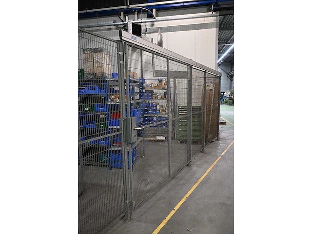 Troax magazijn beveiligingshekwerk met schuifpoort - afbeelding 2 van  6