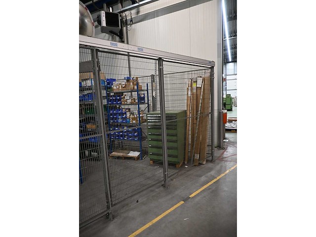 Troax magazijn beveiligingshekwerk met schuifpoort - afbeelding 4 van  6