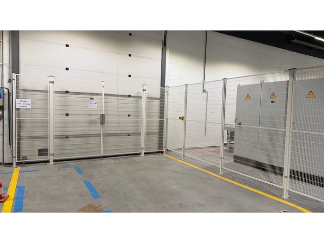 Troax smart fix guard systems 25m1 machine beveiligings hekwerk met toegangsdeuren - afbeelding 3 van  17