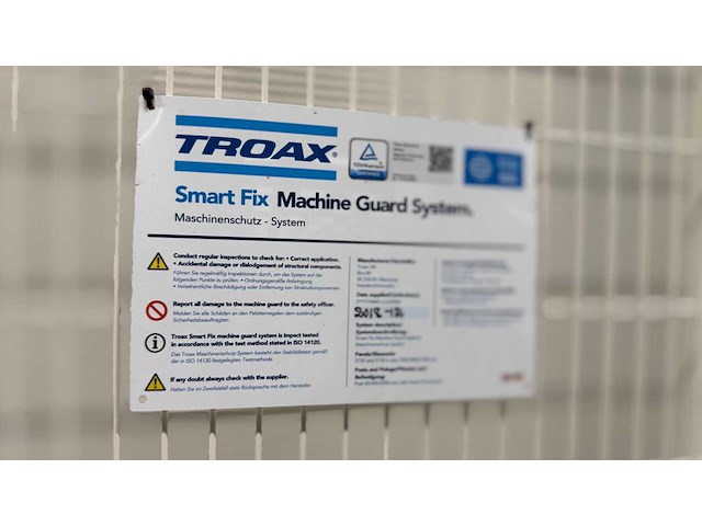 Troax smart fix guard systems 25m1 machine beveiligings hekwerk met toegangsdeuren - afbeelding 7 van  17