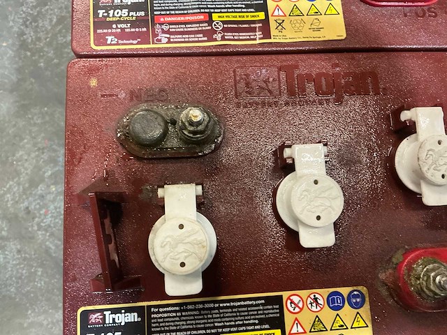 Trojan t-105 6 volt hoogwerkeraccu (4x) - afbeelding 4 van  6